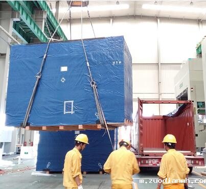 上海港-青岛港台 搬迁四台冲床的服务案例